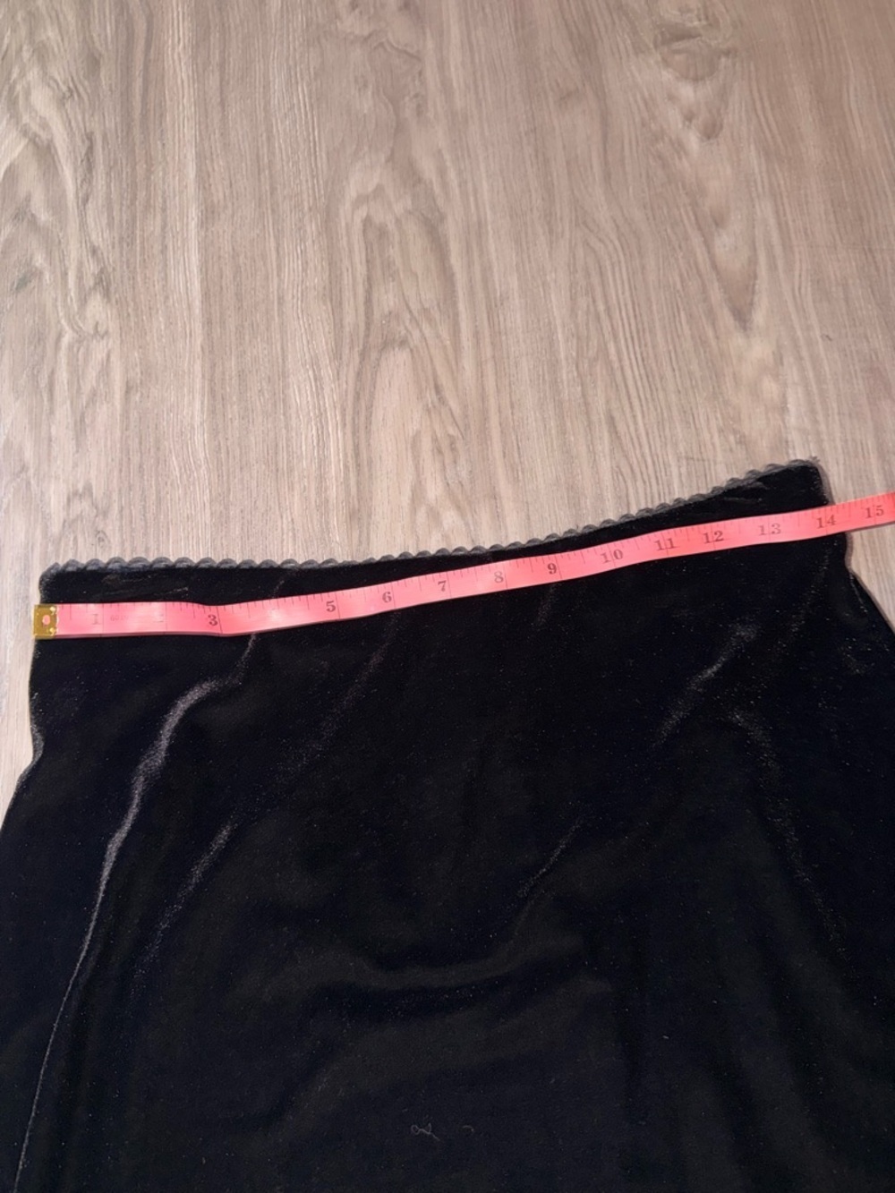 Max Studio Black Maxi Skirt - Flowing A-Line Silhouette velvet - Picture 3 of 6